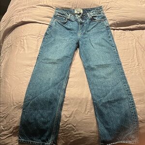 Reformation Blue Flare & Wide Leg Jeans